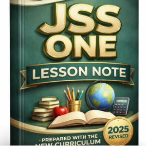 Jss1 Lesson Note